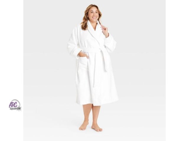 Lot 56-280227 - NEW Women's Terry Bath Robe - Auden xl/xxl