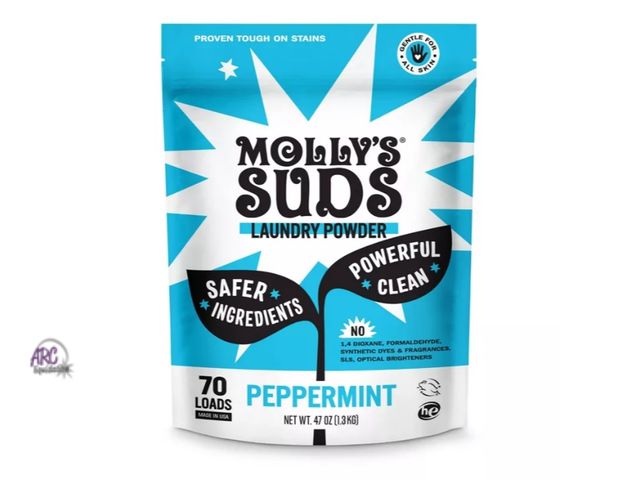 Lot 56-856812 - New - Molly's Suds Peppermint Laundry Powder - 47oz