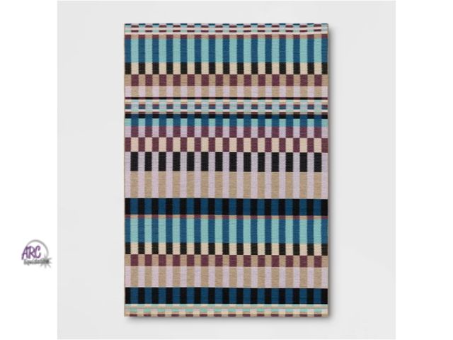 Lot 56-304414 - New,Blocked Stripes Outdoor Area Rug 7x10 - Threshold™