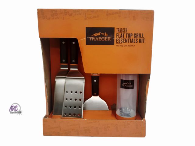Lot 56-238864 - New In Box - Traeger Flat Top Grill  4-Piece Essentials Kit