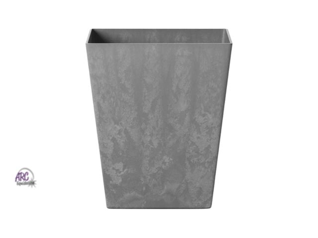 Lot 56-381612 - New,Square Composite Indoor Outdoor Planter Pot 12 x 12 x 14 Charcoal Gray - Threshold™