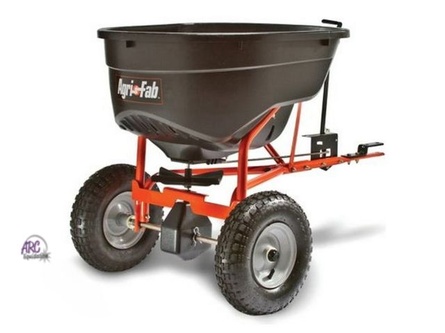 Lot 56-762599 - New in box. Agri-Fab, Inc. Model 45-0527 (110 lb. Broadcast Tow Behind Spreader)