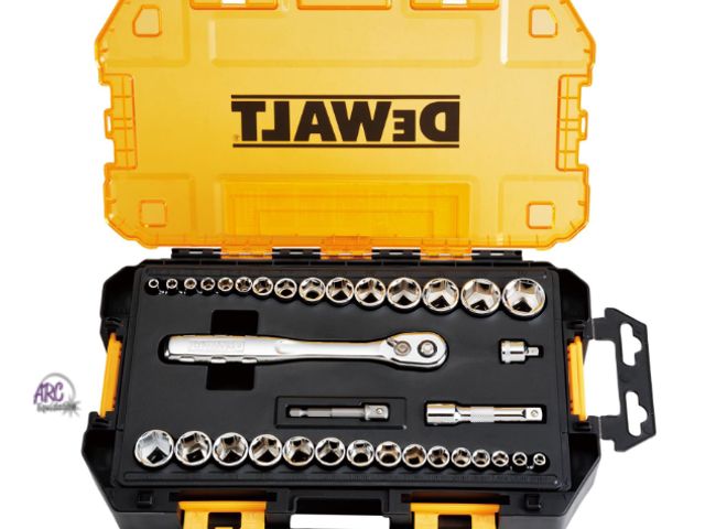 Lot 56-241965 - New In Box - DEWALT DWMT45034 34-Piece 1/4" &amp; 3/8" Drive Socket Set