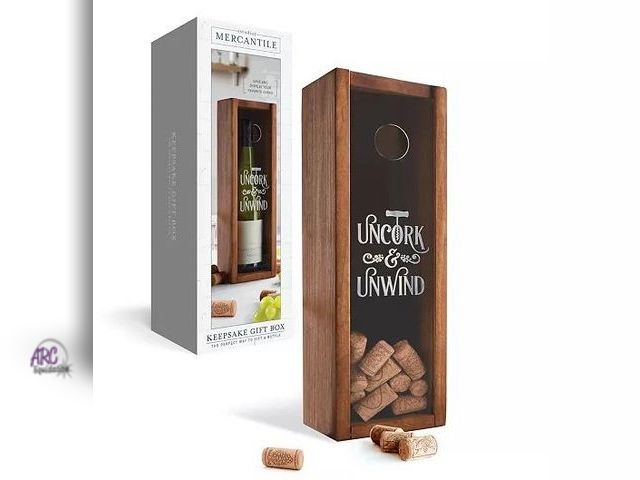 Lot 56-614530 - New - Studio Mercantile Wine Keepsake Box