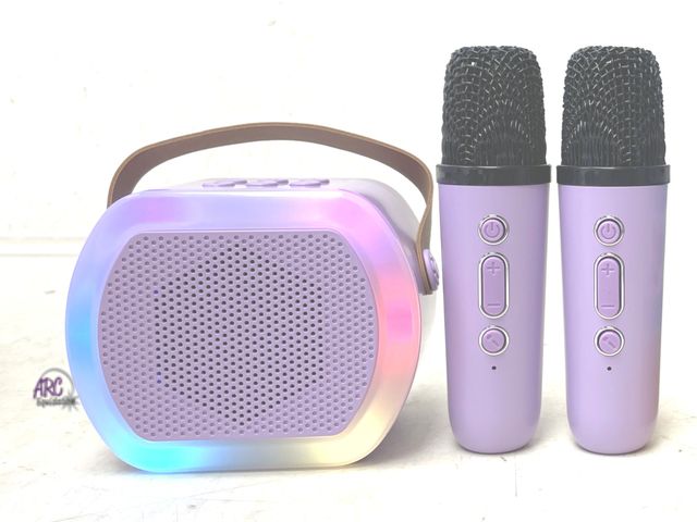 Lot 56-123060 - New Tested &amp; Works Reoslar Mini Wireless Karaoke Machine For Kids Ages 3+ USBC Cord Included (Pu...