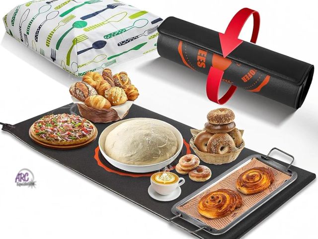 Lot 56-747798 - New tested and works. Bread Proofing Mat - Sourdough Heating Mat with Heat Preservation Cover, 59°F-...
