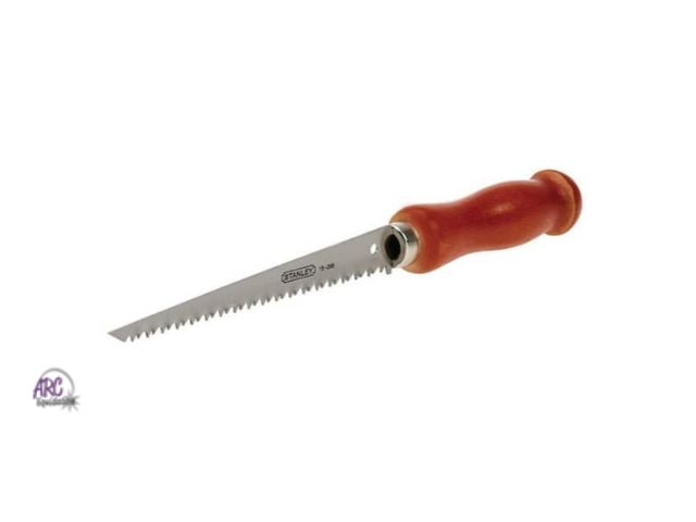 Lot 56-767351 - New Stanley 6.25 in. Jab Saw with Wood Handle