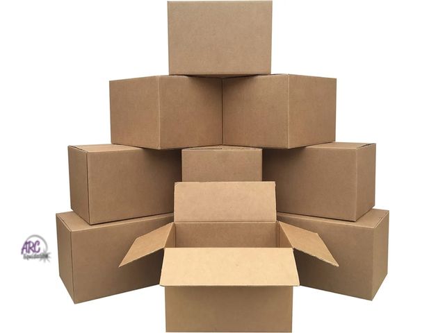 Lot 56-480012 - NEW-Amazon Basics Cardboard Shipping and Packing Moving Boxes, 10 Pack, Medium, Brown, 18" x 14" x 1...