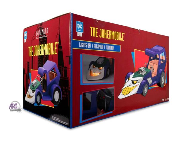 Lot 56-156030 - New McFarlane Batman: The Animated Series The Jokermobile Vehicle Toys