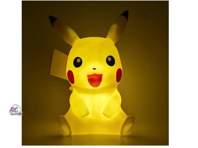 Lot 56-359634 - New, Pokémon Pikachu 16" Deluxe Light-Up Figure, tested and works