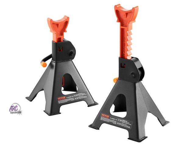 Lot 56-794024 - New Jack Stands, 3 Ton (6,000 lbs) Capacity Car Jack Stands, 10.8-16.3 inch Adjustable Height, 1 Pai...