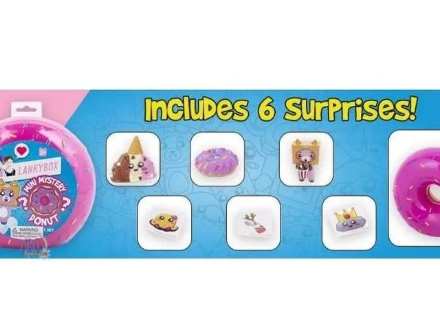 Lot 56-366134 - New - LankyBox Mini Mystery Donut toy set.
