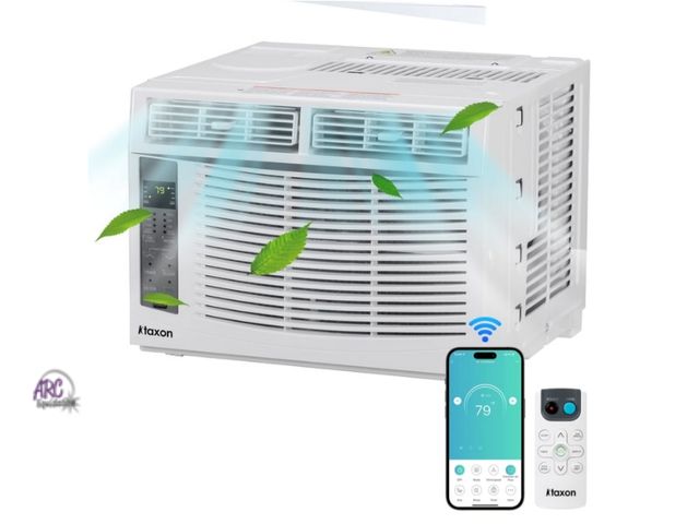Lot 56-764061 - New in sealed box. Ktaxon WiFi Wnabled 6000 BTU Window Air Conditioner Cool to 250 sq ft Intelligent...