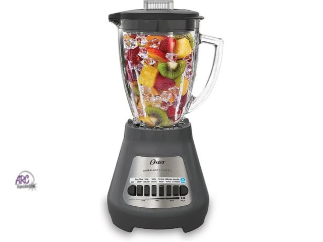 Lot 56-553218 - NEW-TESTED-Oster® Classic Series 8-Speed Blender with 6-Cup Glass Jar