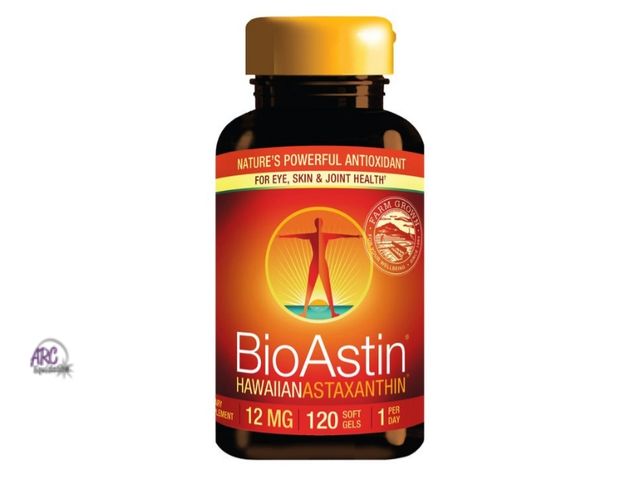 Lot 56-519265 - NEW-SEALED-SLIGHT LABEL DAMAGE-BioAstin Hawaiian Astaxanthin 12 mg, 120 Softgels
