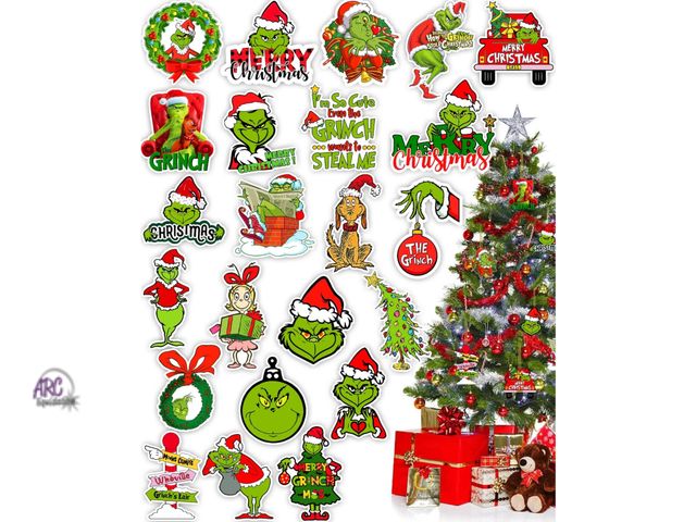 Lot 56-152230 - New 24PCS Christmas Tree Ornaments Decoration Hanging Accessory Charms