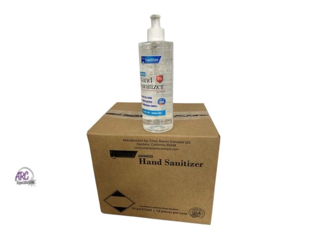 Lot 56-327950 - New - Pro Sanitize Advanced Hand Sanitizer, 16oz. Case Of 12 EXP:05/22