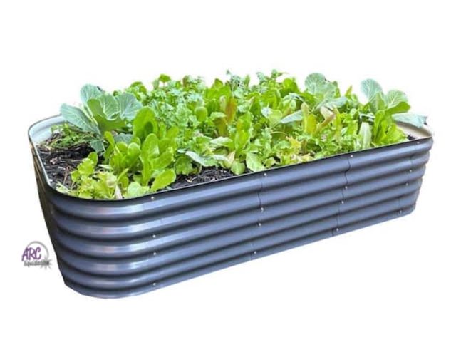 Lot 56-643665 - New Opened Box - VegHerb 9-in-1 Modular Metal Raised Garden Bed Kit