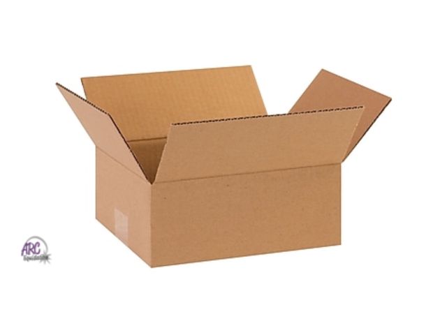 Lot 56-270198 - NEW 10" x 8" x 4" Shipping Boxes, Brown, 25/Bundle (1084)