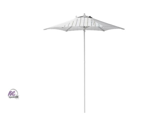 Lot 56-387013 - New,6' Round Outdoor Patio Market Umbrella with Black Pole - Room Essentials™