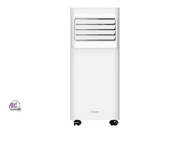 Lot 56-650267 - New Tested And Works - Vissani 6,000 (DOE) BTU 115-Volt Portable Air Conditioner Cools 250 sq. ft. w...