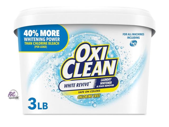Lot 56-112223 - New OxiClean White Revive Laundry Whitener and Stain Remover Powder, 3.5 lb