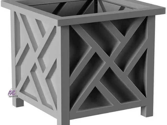 Lot 56-589198 - NEW-PURE GARDEN GREY PLANTER BOX