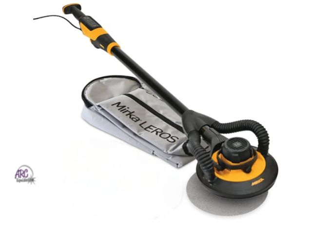Lot 56-705067 - Used. Tested. Retail $1234. Mirka LEROS 950X CV 9 Inch Random Orbital Wall &amp; Ceiling Sander - 5m...