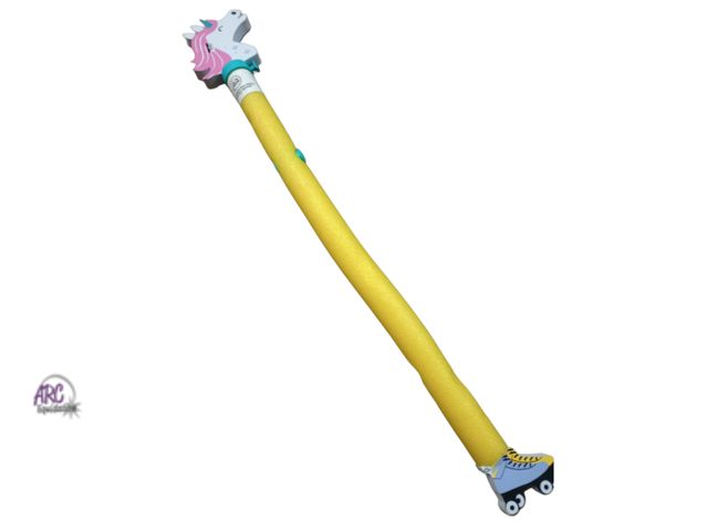 Lot 56-744151 - New sun squad unicorn pool noodle with squirt gun built in.