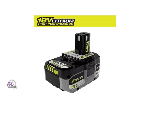 Lot 56-192019 - New RYOBI ONE+ 18V 6.0 Ah Lithium-Ion HIGH PERFORMANCE Battery