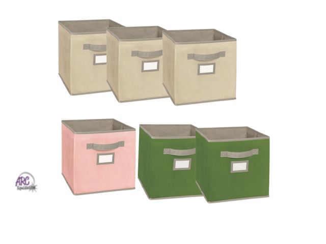 Lot 56-782564 - New lot of 6. Closetmaid fabric drawers. 11" x 10.5" x 10.5