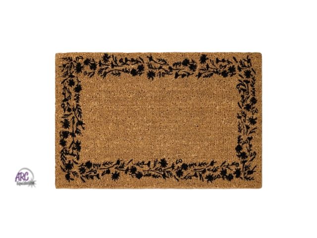 Lot 56-720716 - New,Floral Border Estate Door Matt Beige
Threshold 1'11 x 2'11