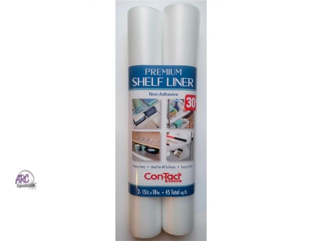 Lot 56-886540 - Some Product Missing - 2pk Premium Shelf Liner Con-Tact 15ft x 18in