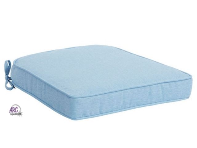 Lot 56-506765 - NEW-PACK OF 2-20 in. W x 20 in. D CushionGuard Universal Outdoor Seat Pad in Surf blue