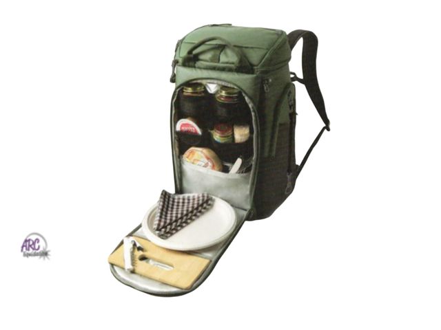 Lot 56-440560 - New - 26 CANS T.I.T.A.N. by Arctic-Zone Super Foam and Leak Proof Backpack Cooler - Army Green