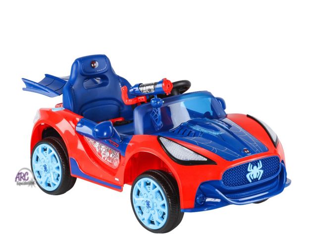 Lot 56-651052 - New &amp; Assembled Tested and Works - Dynacraft Spider-Man 6V Super Car, Battery Powered Ride-on wi...