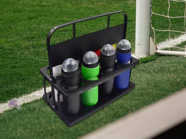 Lot 56-312340 - New, cracked but fixed works great, Portable Cup Drink Carrier with Handle Lightweight Plastic Bever...