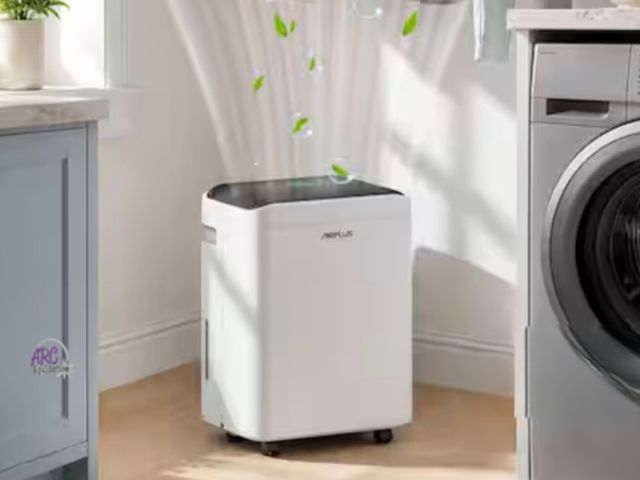 Lot 56-615061 - New Opened Box - 50 pt. 4,500 sq. ft. Dehumidifier for Basement in White with Drain Hose, Bucket, Co...