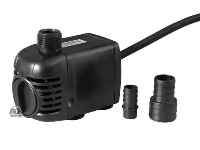 Lot 56-502764 - NEW IN PACKAGE/TESTED TOTALPOND
300 GPH Submersible Fountain Pump