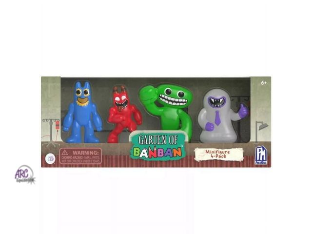 Lot 56-745730 - New Garten of Banban Series 1 Flumbo, Banban, Jumbo Josh &amp; Sir Dadadoo Figure 4-Pack