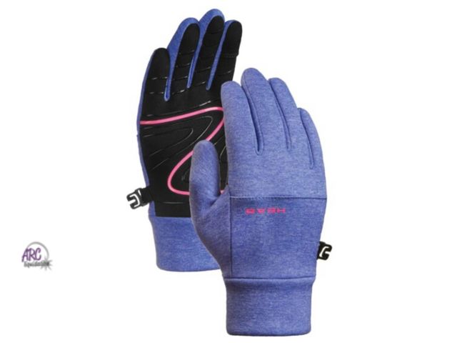 Lot 56-114024 - New HEAD Kids’ Touchscreen Gloves For Girls (Purple/Pink) Size (L 10-14)