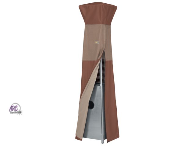 Lot 56-237164 - Out Of Package - Duck Covers® Ultimate Waterproof Pyramid Torch Heater Cover, 20 Inch Color Mocha Ca...