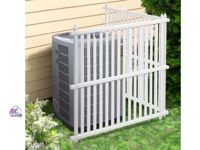 Lot 56-461711 - NEW IN BOX VEVOR 48" W x 48" H Vinyl Privacy Fence Panels, Air Conditioner Fence, Outdoor Privacy Sc...