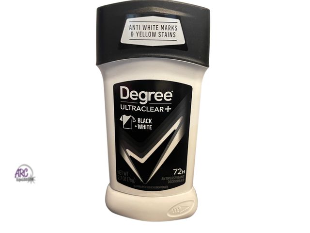Lot 56-478364 - New Out of Package - 5 Pack - 2.7oz each - Degree Men Ultraclear Black + White Fresh 72-Hour Antiper...