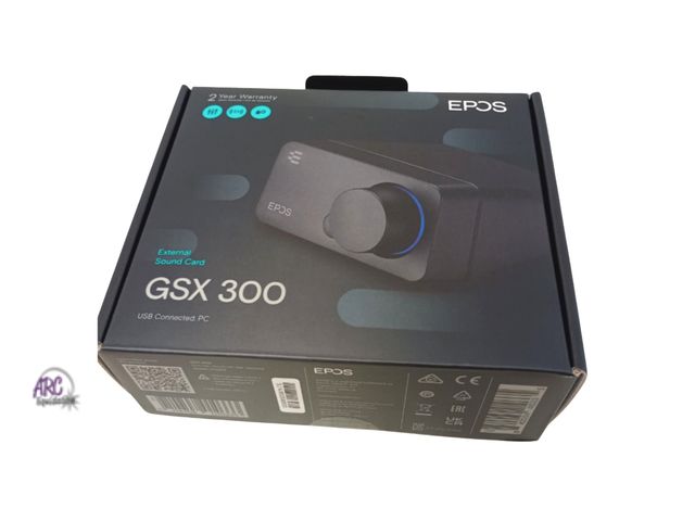 Lot 56-784223 - New EPOS GSX 300 - External Computer Sound Card - High-Resolution Stereo &amp; 7.1 Surround Sound - ...