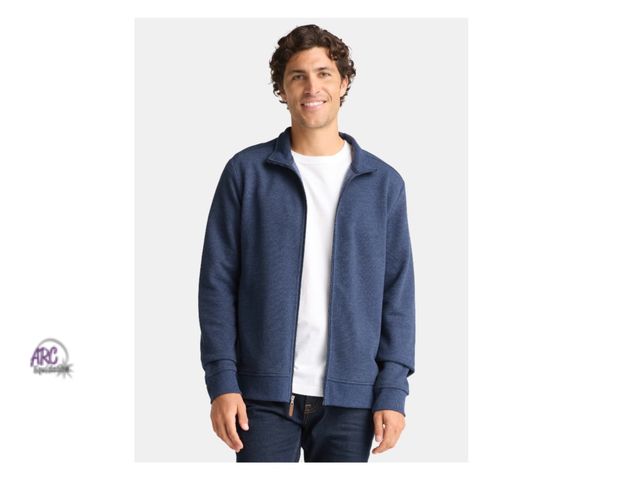 Lot 56-122625 - New George Men's and Big Men's Full Zip Knit Jacket, Size Medium