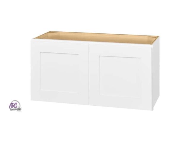 Lot 56-636264 - New Opened Box - Hampton Bay Avondale 30 in. W x 12 in. D x 15 in. H Ready to Assemble Plywood Shake...
