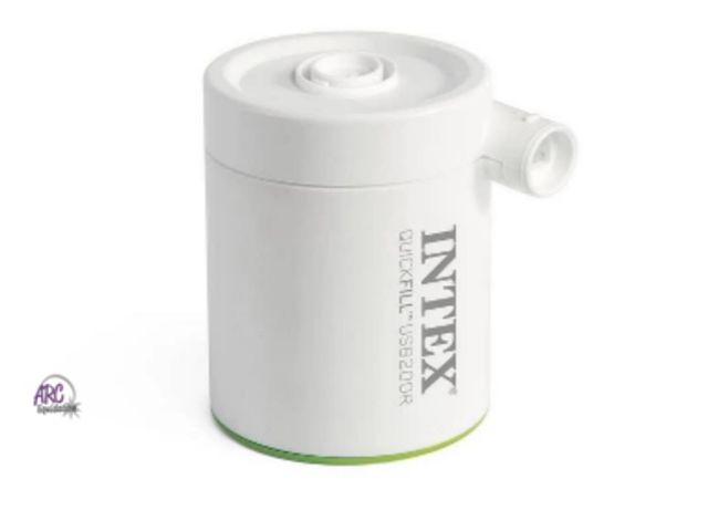 Lot 56-508434 - NEW-NO POWER BRICK-Intex quick fill rechargable air pump-USB-C POWERED