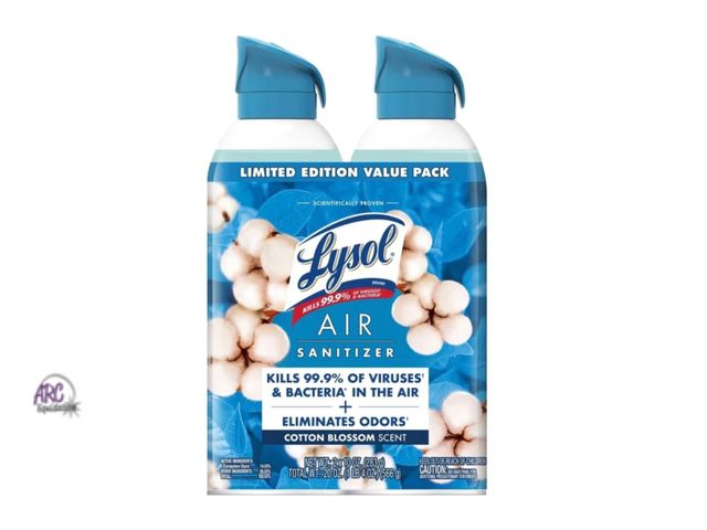 Lot 56-157713 - New Lysol Air Sanitizing Fabric Softener, 20 oz, 2 Count