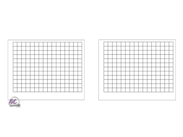 Lot 56-141398 - New 2 Pack TREND Graphing Grid (1 1/2" Squares) Wipe-Off Chart includes Orange Cloth) 22" x 28"